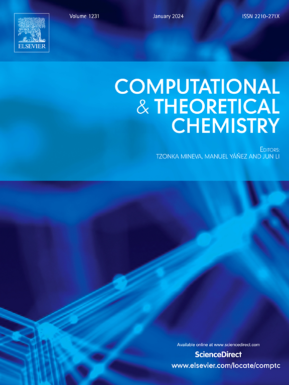Go to journal home page - Computational and Theoretical Chemistry